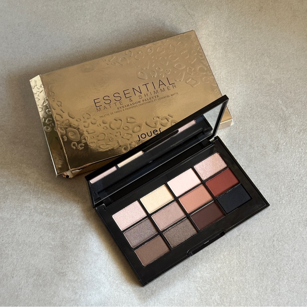 Jouer Essential Matte & Shimmer Eyeshadow Palette  & Long-Wear NO BOX - Picture 4 of 5